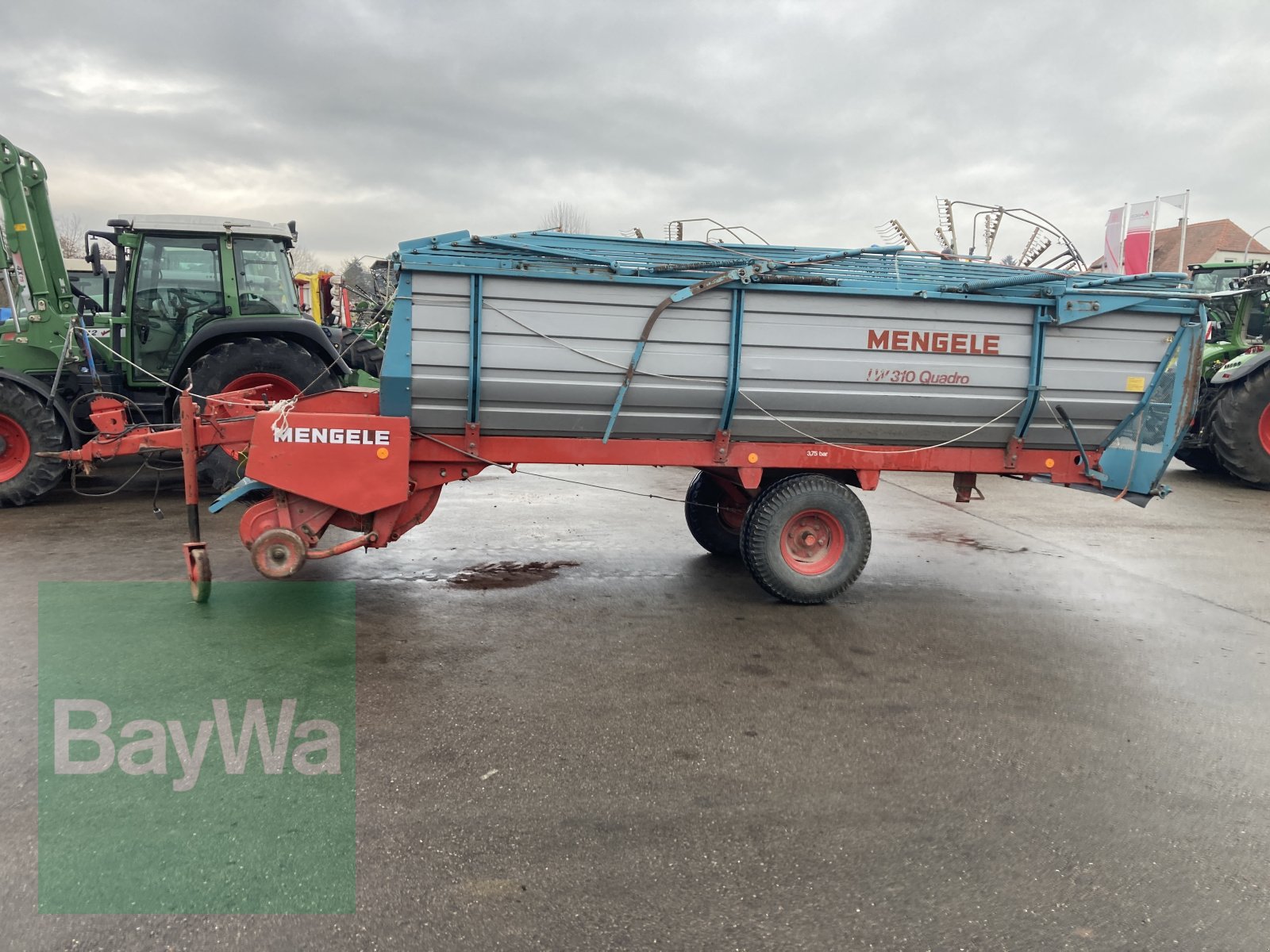 Ladewagen del tipo Mengele LAW 310 Quadro, Gebrauchtmaschine In Dinkelsbühl (Immagine 2)