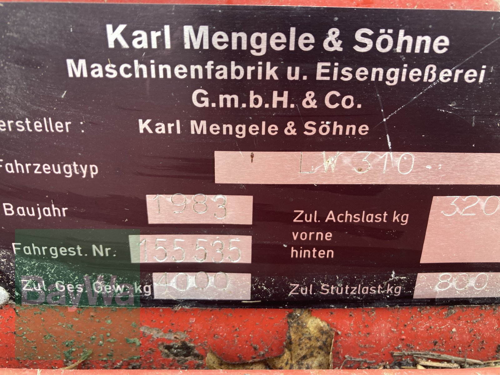 Ladewagen tip Mengele LAW 310 Quadro, Gebrauchtmaschine in Dinkelsbühl (Poză 13)