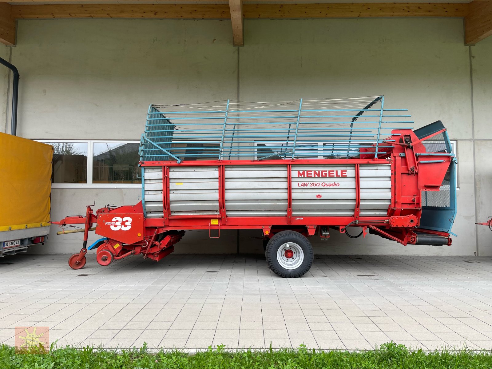 Ladewagen del tipo Mengele LAW 350 Quadro, Gebrauchtmaschine In Henndorf am Wallersee (Immagine 1)