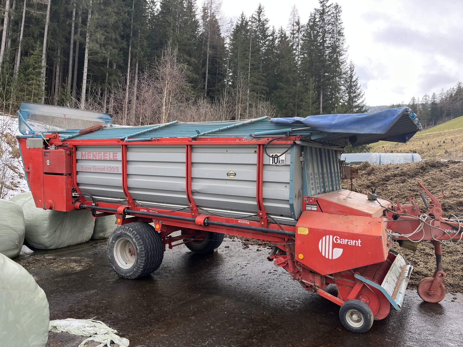 Ladewagen du type Mengele Super Garant 430/3, Gebrauchtmaschine en Obdach (Photo 16)