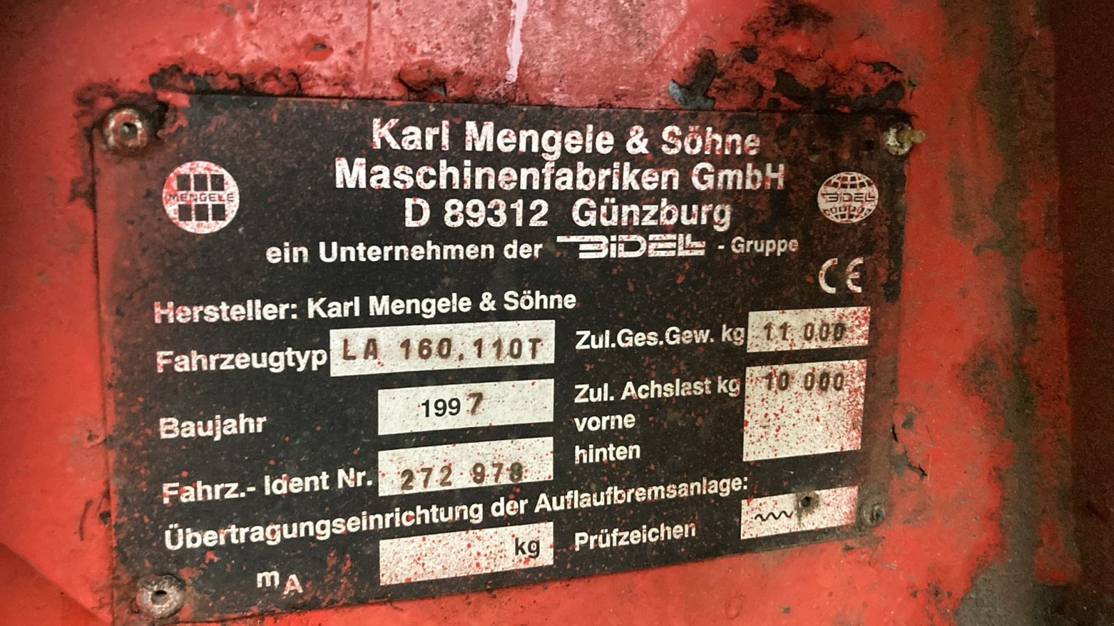 Ladewagen a típus Mengele Super Rotant LA160.110 T, Gebrauchtmaschine ekkor: Lohe-Rickelshof (Kép 11)