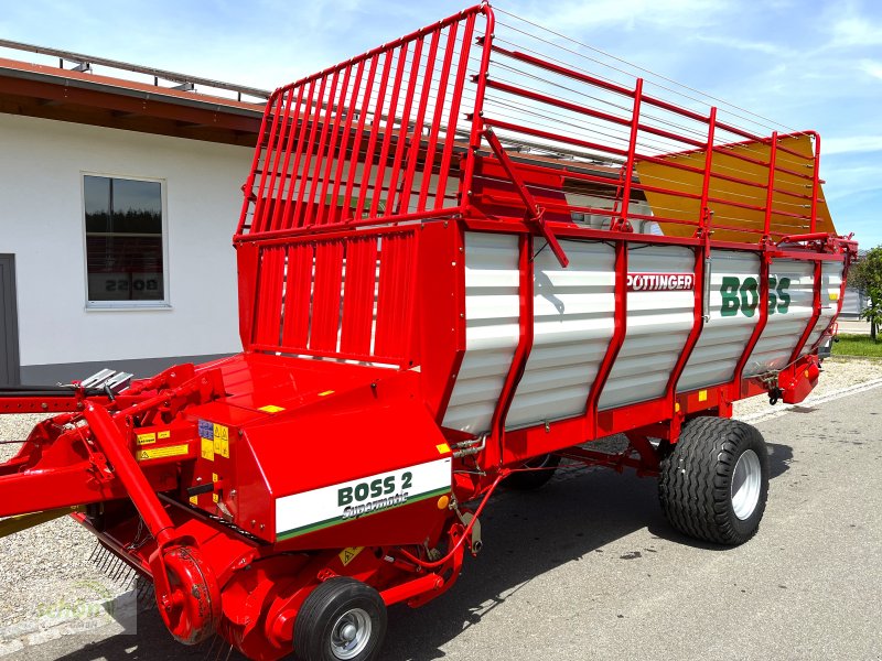 Ladewagen tip Pöttinger Boss 2 im absoluten Topzustand - und mit neuen 19-er Breitreifen, Gebrauchtmaschine in Burgrieden (Poză 1)