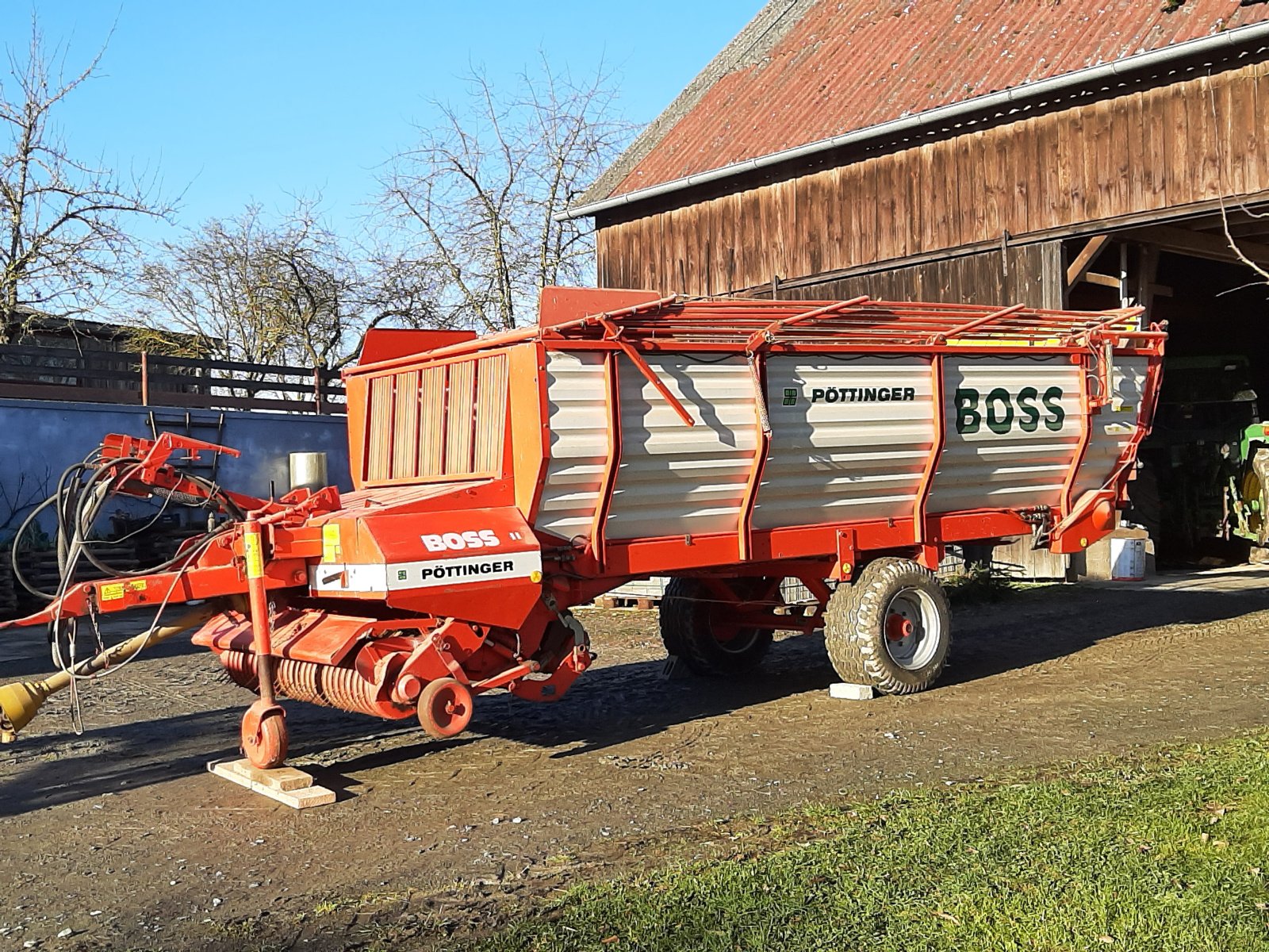 Ladewagen Türe ait Pöttinger Boss II, Gebrauchtmaschine içinde Furth im Wald (resim 1)