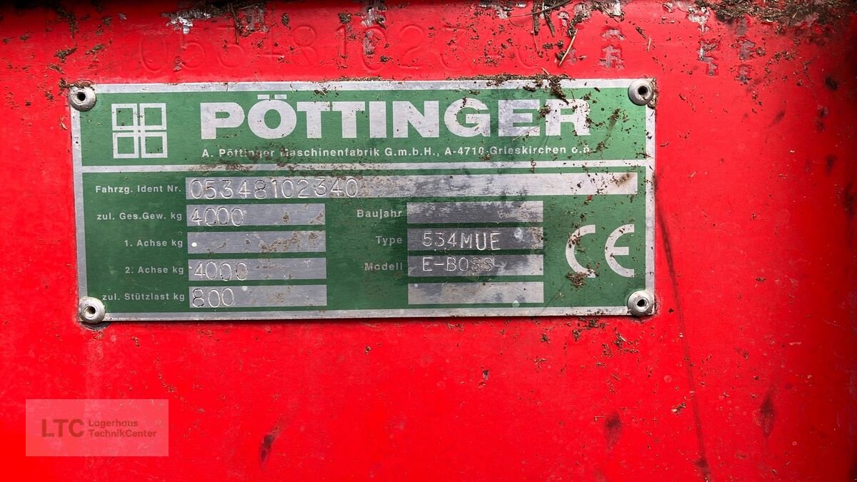 Ladewagen of the type Pöttinger Ernteboss 2 E-Boss 534 MUE, Gebrauchtmaschine in Redlham (Picture 14)