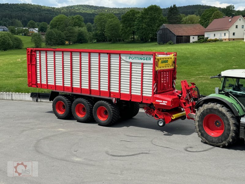 Ladewagen des Typs Pöttinger Jumbo 10010 Combiline Hydr. Fahrwerk, Gebrauchtmaschine in Tiefenbach (Bild 1)