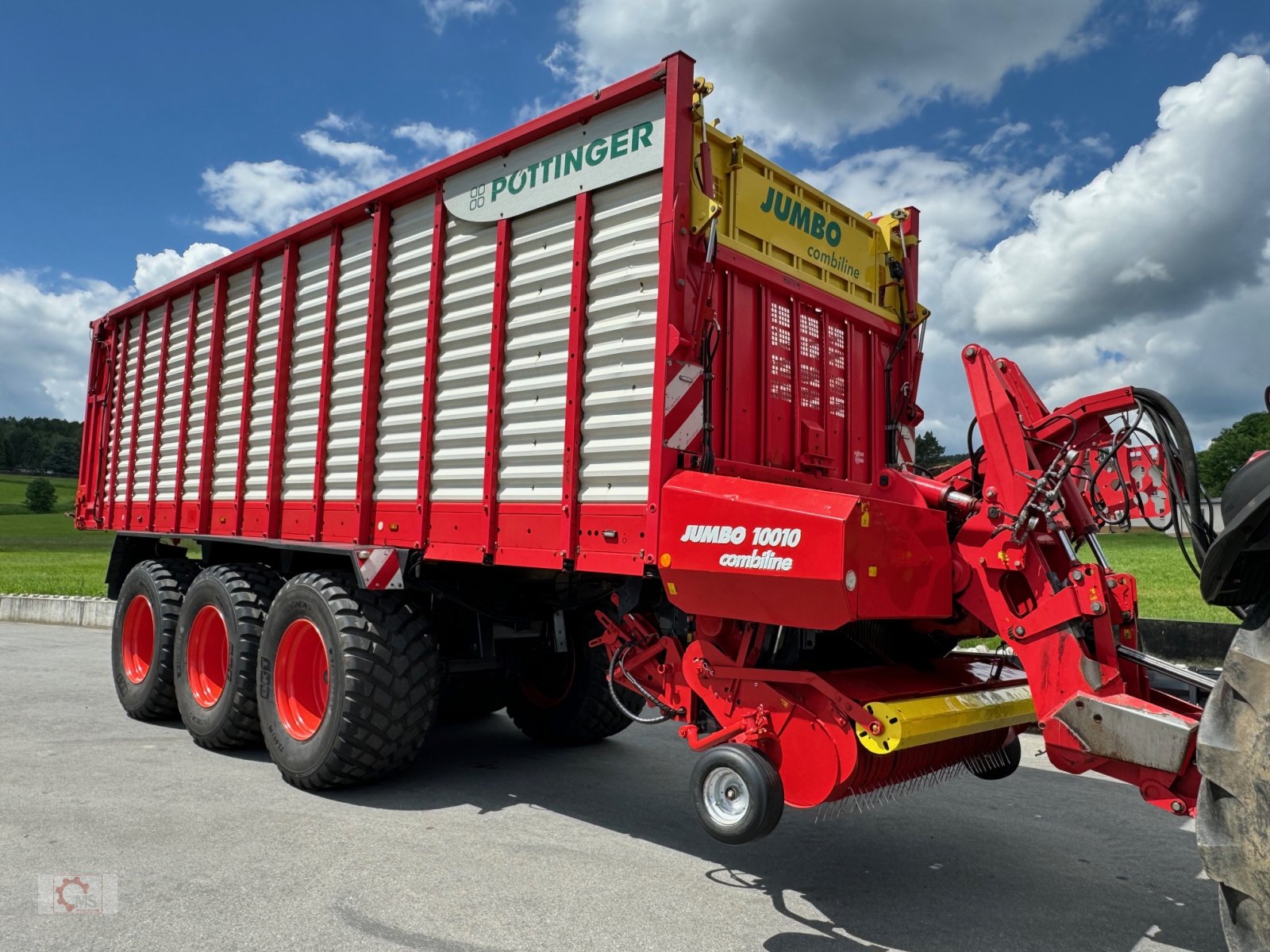 Ladewagen tipa Pöttinger Jumbo 10010 Combiline Hydraulisches Fahrwerk, Gebrauchtmaschine u Tiefenbach (Slika 4)