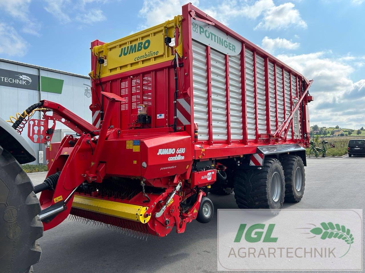 Ladewagen del tipo Pöttinger Jumbo 6610 D Combi, Gebrauchtmaschine en Nabburg (Imagen 5)