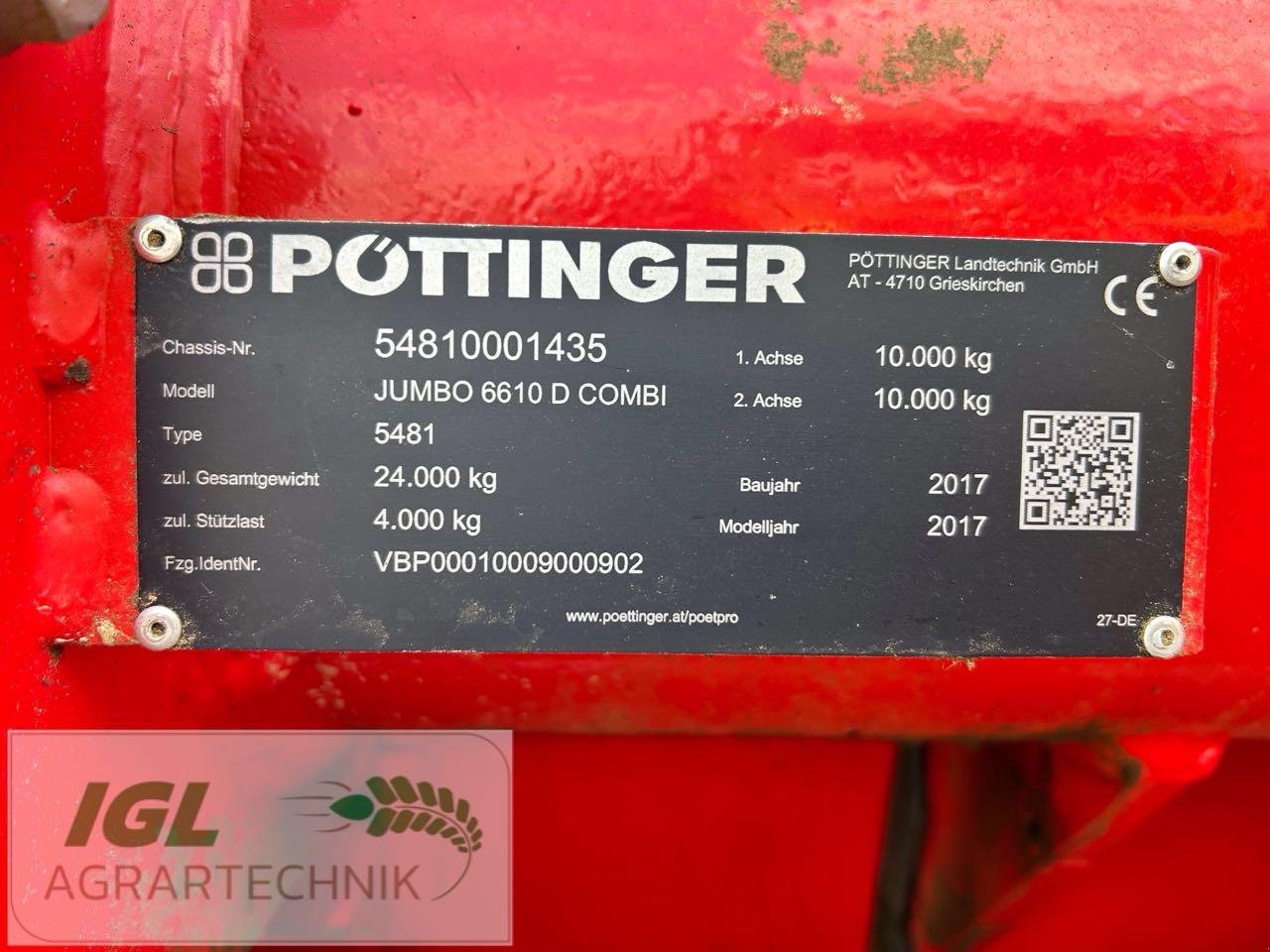 Ladewagen του τύπου Pöttinger Jumbo 6610 D Combi, Gebrauchtmaschine σε Nabburg (Φωτογραφία 18)