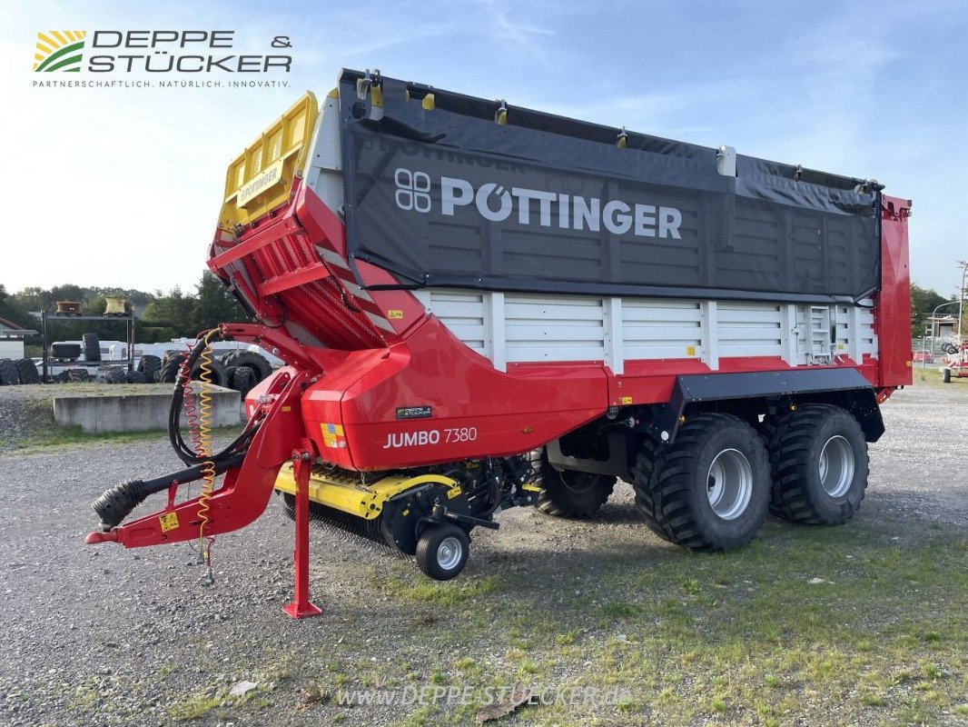 Ladewagen типа Pöttinger Jumbo 7380, Gebrauchtmaschine в Steinheim-Bergheim (Фотография 1)