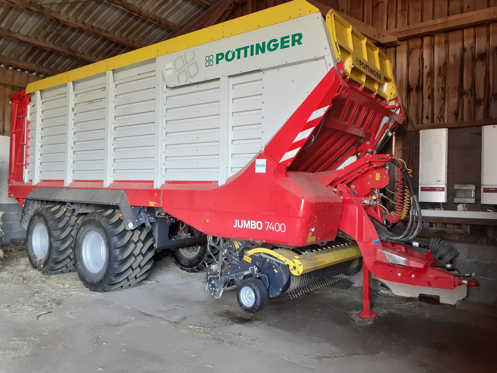 Ladewagen des Typs Pöttinger Jumbo 7400, Gebrauchtmaschine in Gunzenhausen (Bild 1)