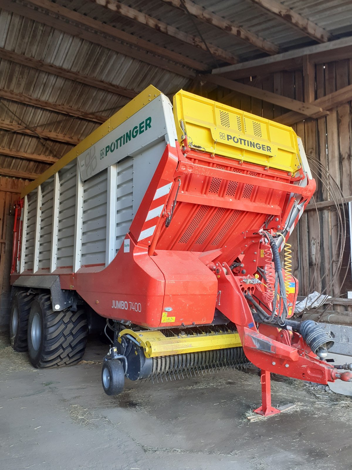 Ladewagen of the type Pöttinger Jumbo 7400, Gebrauchtmaschine in Gunzenhausen (Picture 2)