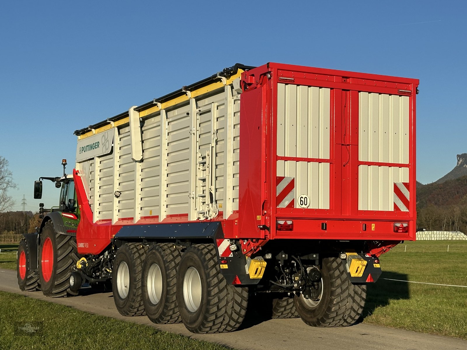 Ladewagen des Typs Pöttinger Jumbo 7450 DB nur 140 Pickup Stunden!, Gebrauchtmaschine in Rankweil (Bild 3)