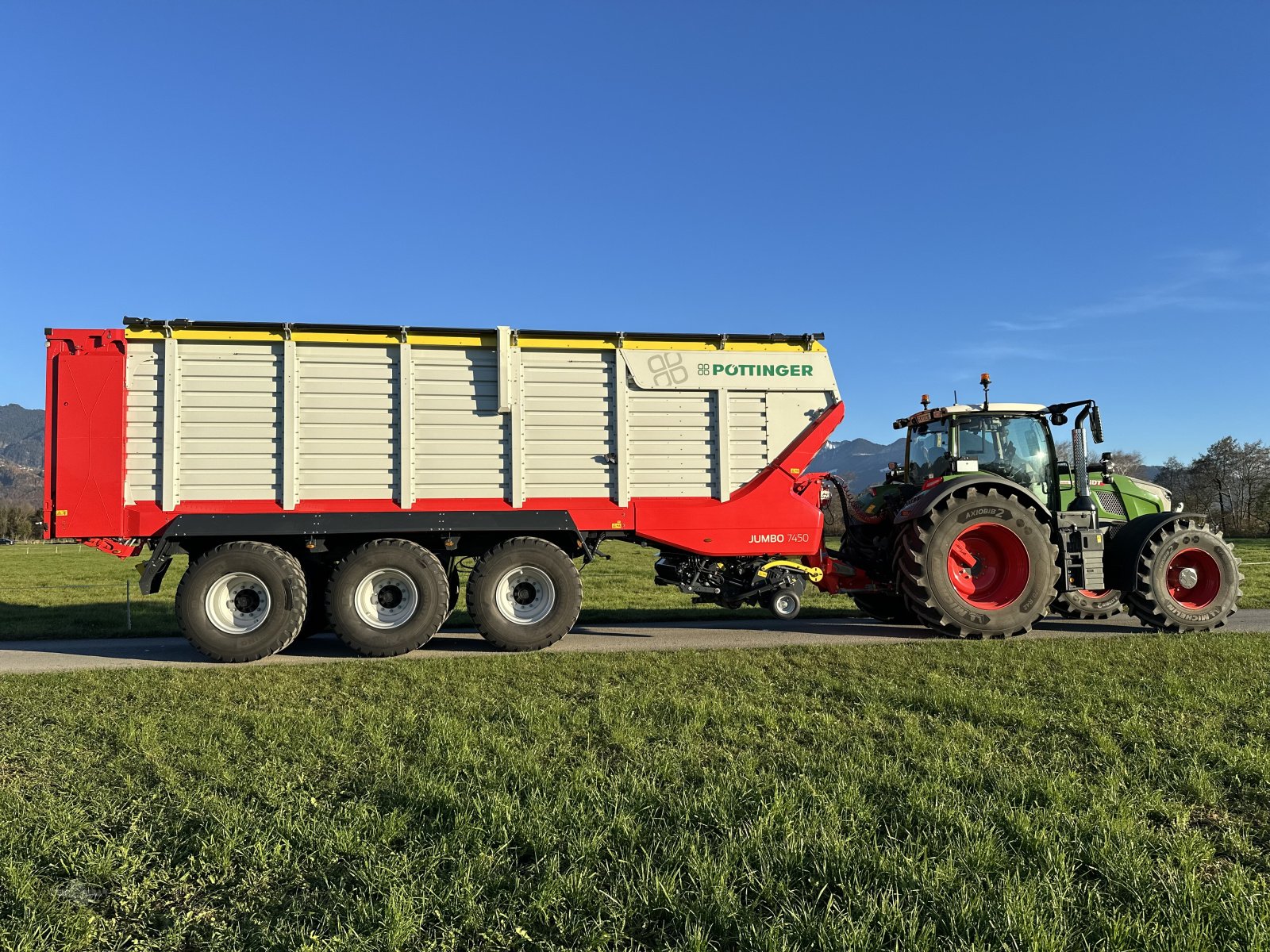 Ladewagen des Typs Pöttinger Jumbo 7450 DB nur 140 Pickup Stunden!, Gebrauchtmaschine in Rankweil (Bild 27)