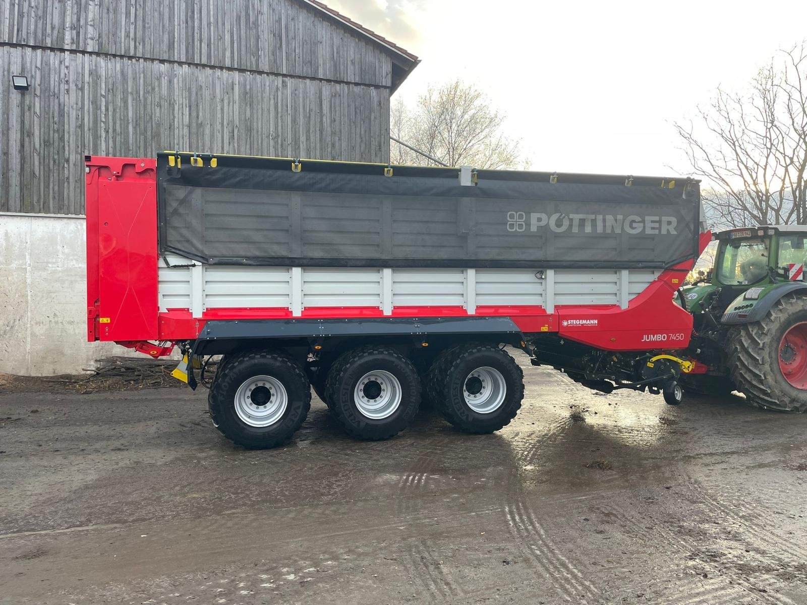 Ladewagen типа Pöttinger Jumbo 7450 DB, Gebrauchtmaschine в Wolfersdorf (Фотография 4)