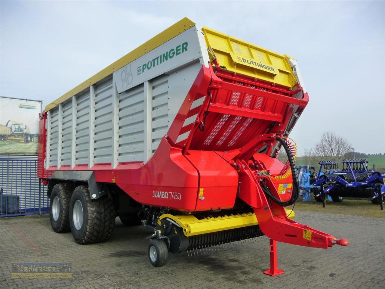 Ladewagen van het type Pöttinger Jumbo 7450 DB, Neumaschine in Rhaunen (Foto 2)