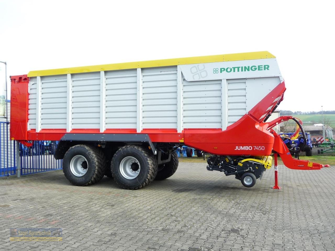 Ladewagen du type Pöttinger Jumbo 7450 DB, Neumaschine en Rhaunen (Photo 3)