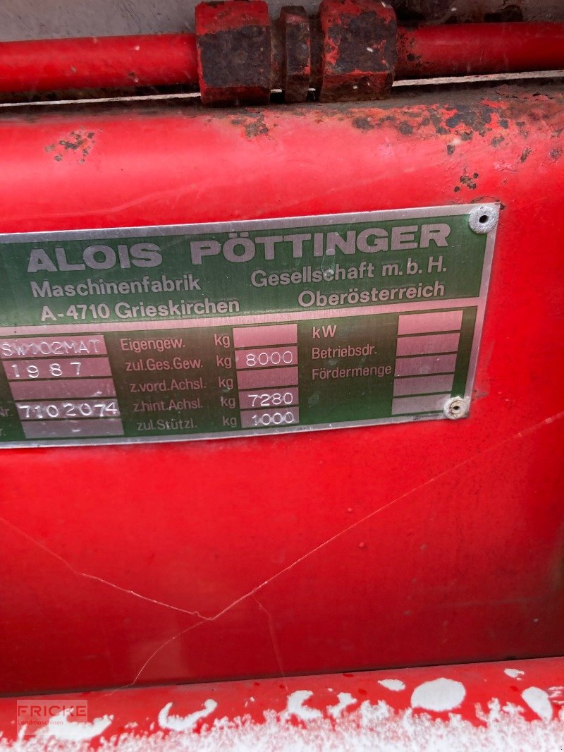 Ladewagen of the type Pöttinger SW102MAT, Gebrauchtmaschine in Bockel - Gyhum (Picture 9)