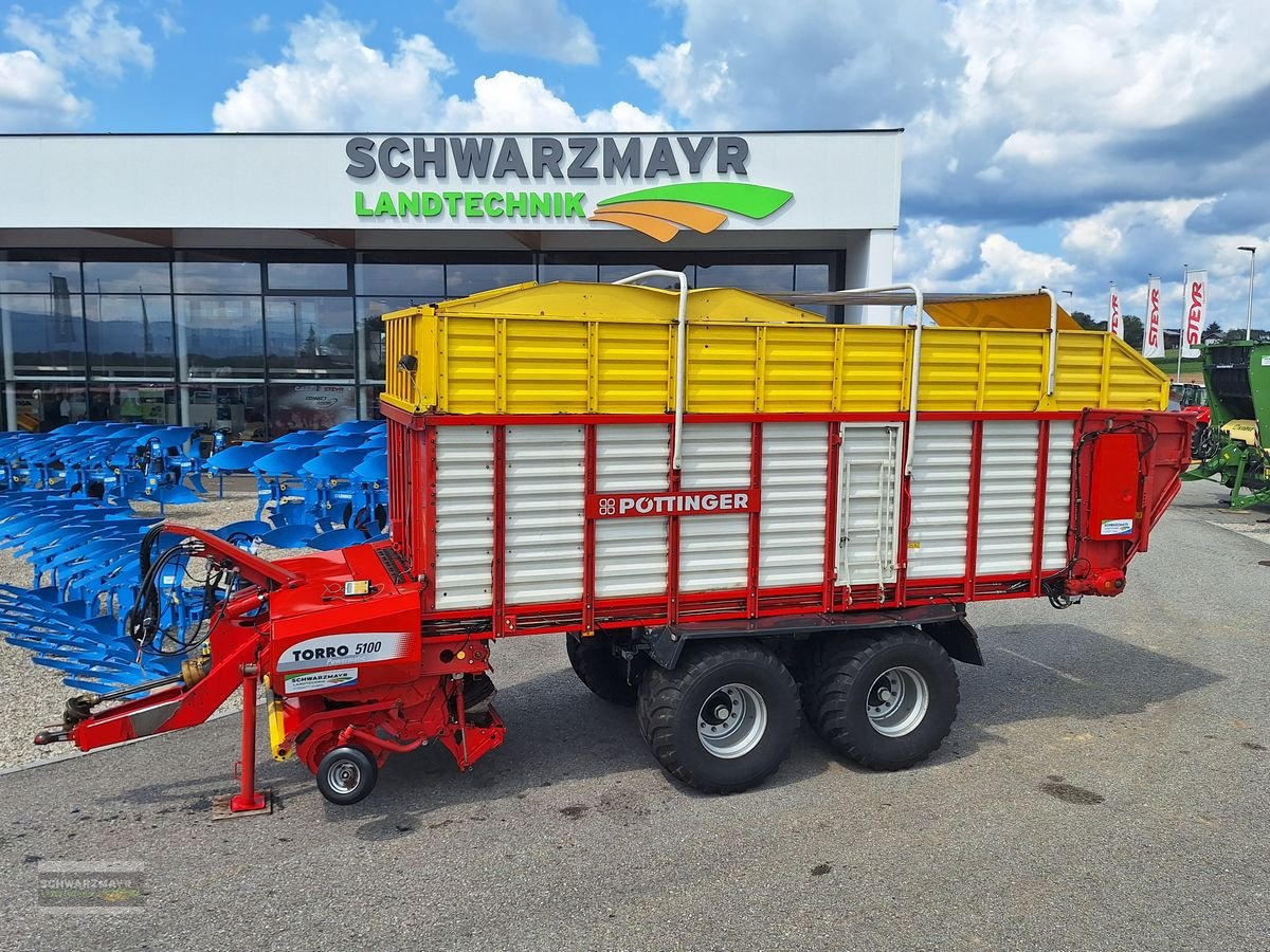 Ladewagen van het type Pöttinger Torro 5100 D, Gebrauchtmaschine in Gampern (Foto 1)