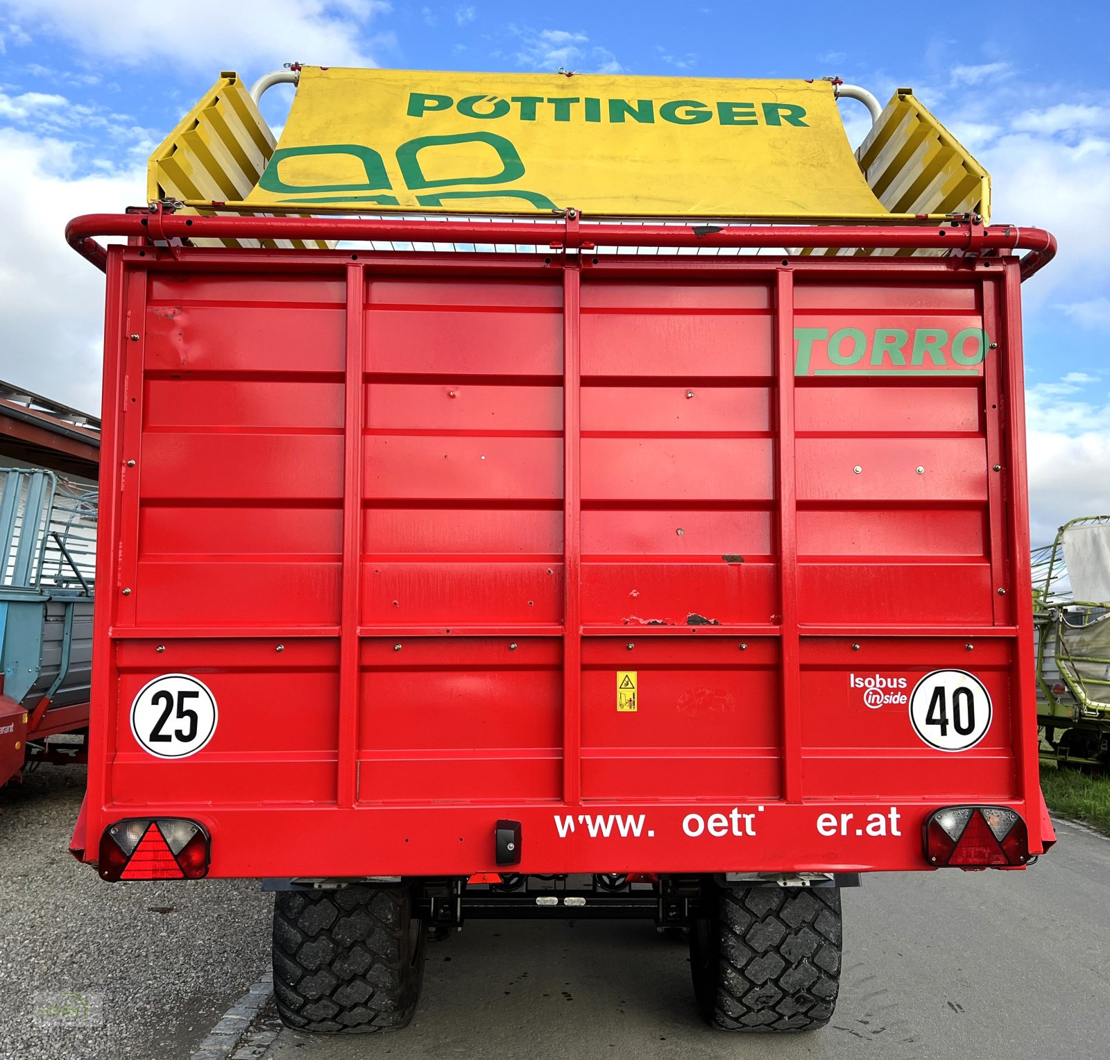 Ladewagen van het type Pöttinger Torro 5100 L - läuft sehr schön und ruhig - Rotorladewagen mit 20 Tonnen zGG, Gebrauchtmaschine in Burgrieden (Foto 5)