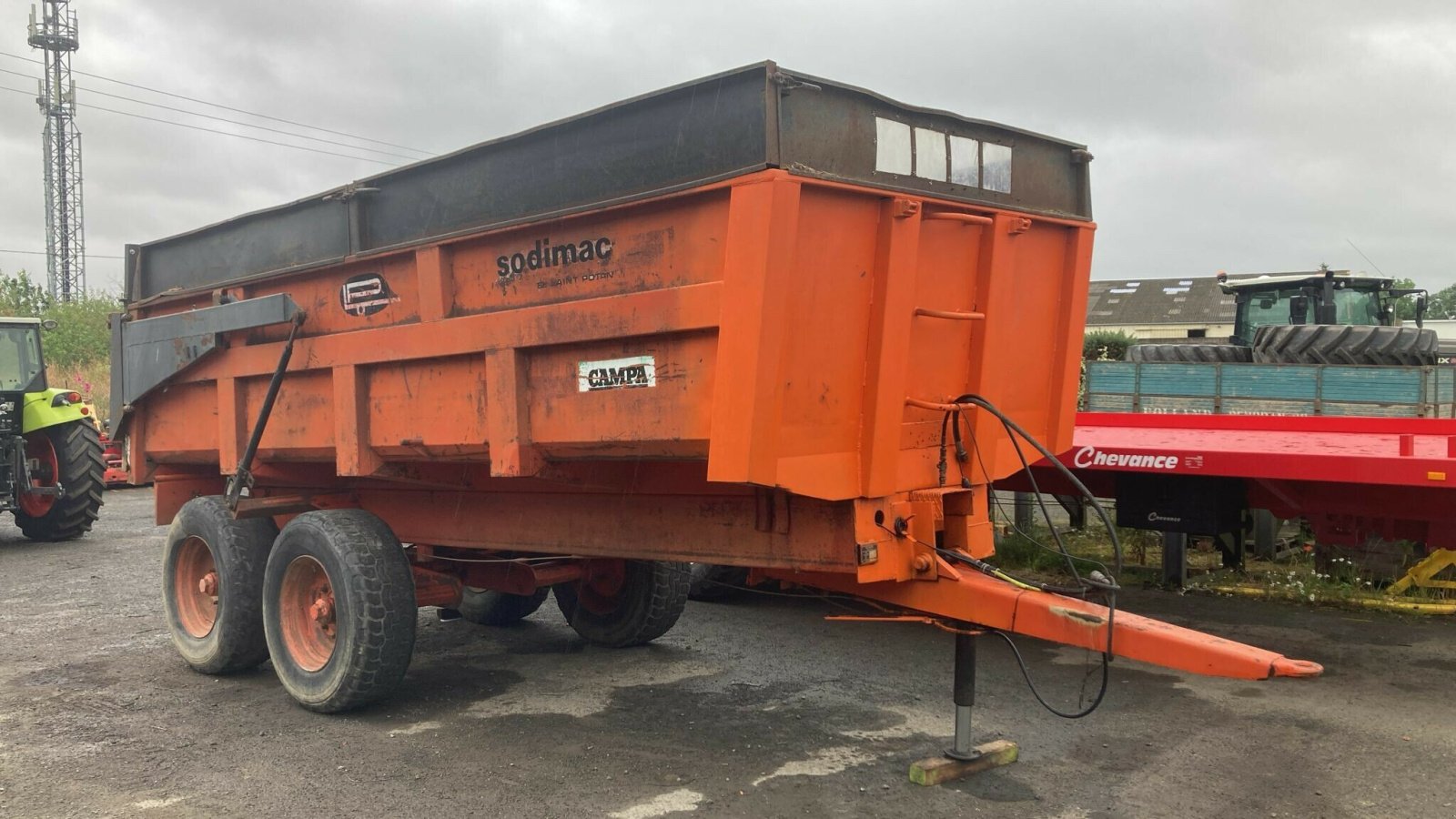 Ladewagen типа Sonstige REMORQUE SODIMAC BM 120, Gebrauchtmaschine в PLOUIGNEAU (Фотография 2)