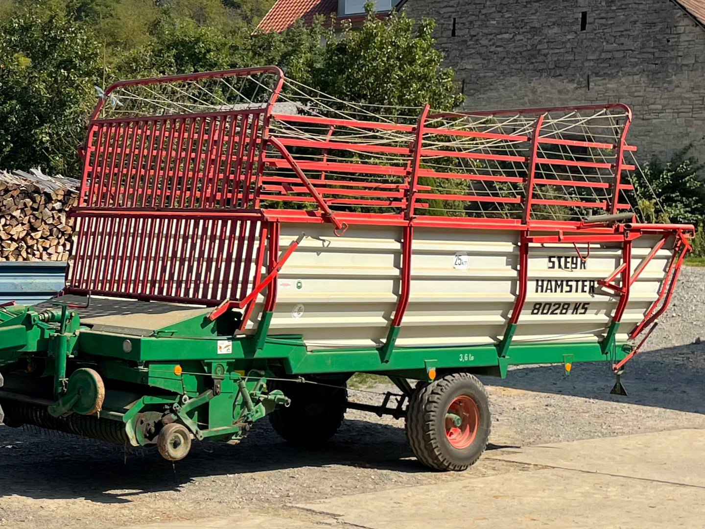 Ladewagen типа Steyr 8028 KS, Gebrauchtmaschine в Obersfeld (Фотография 2)