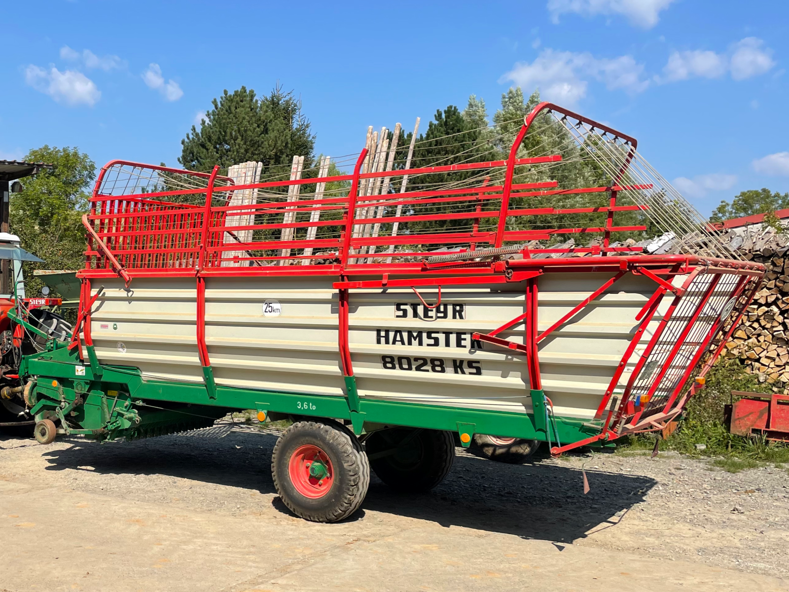 Ladewagen типа Steyr 8028 KS, Gebrauchtmaschine в Obersfeld (Фотография 3)