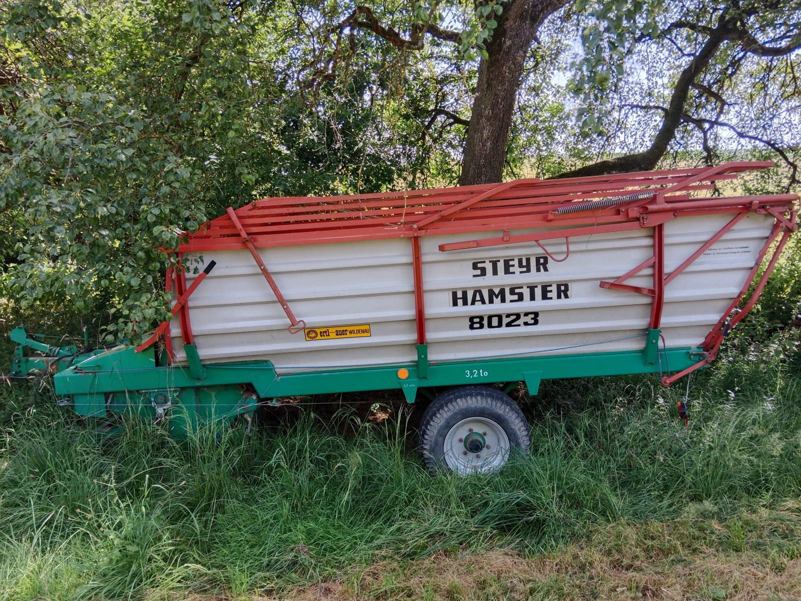 Ladewagen Türe ait Steyr Hamster 8023, Gebrauchtmaschine içinde Steegen (resim 1)