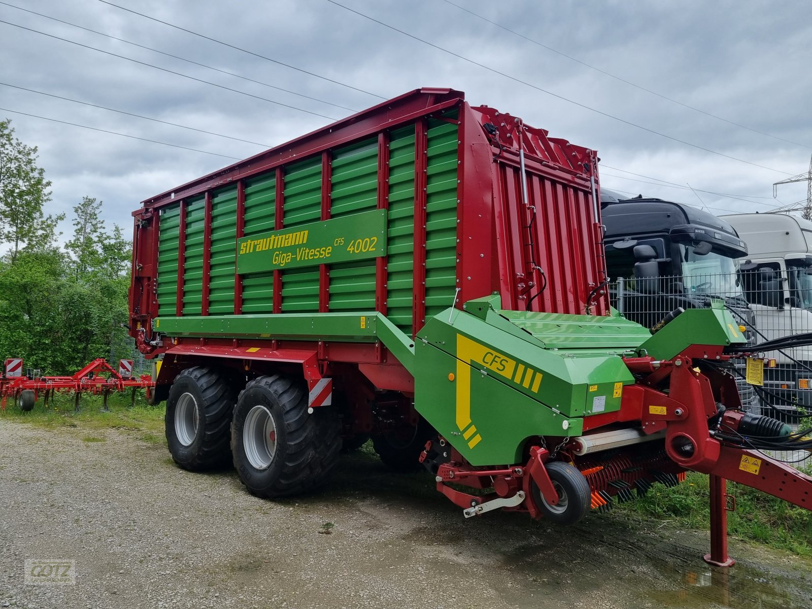 Ladewagen Türe ait Strautmann Giga Vitesse 4002, Neumaschine içinde Schwabach Wolkersdorf (resim 1)