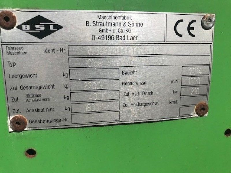 Ladewagen Türe ait Strautmann Giga-Vitesse CFS4001, Gebrauchtmaschine içinde Wierden (resim 4)