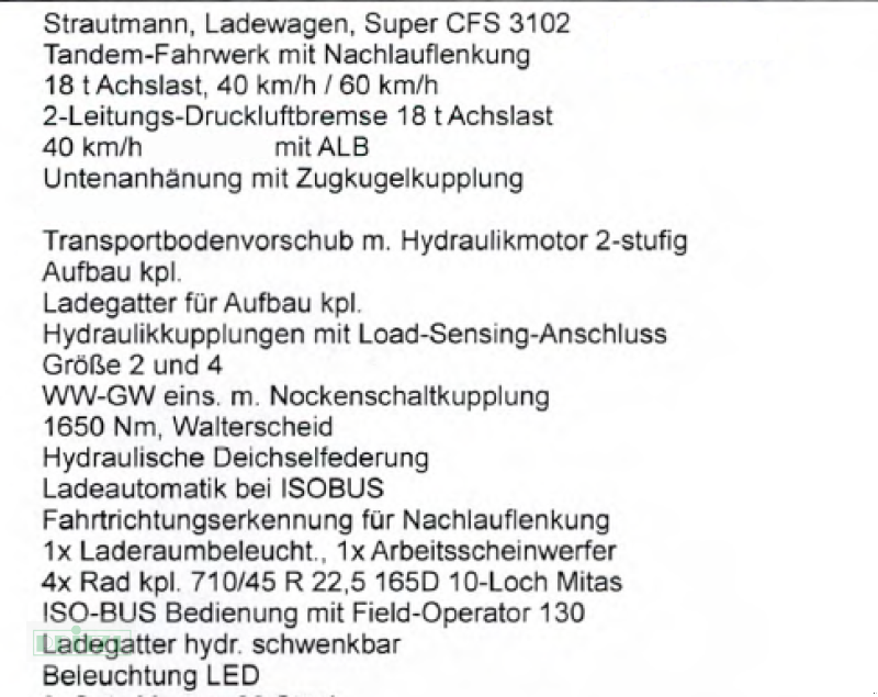 Ladewagen typu Strautmann Super Vitesse 3102 CFS, Gebrauchtmaschine w Bruckmühl (Zdjęcie 11)