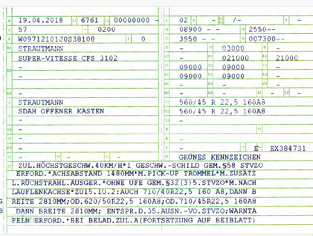 Ladewagen tip Strautmann Super Vitesse 3102 CFS, Gebrauchtmaschine in Bruckmühl (Poză 12)