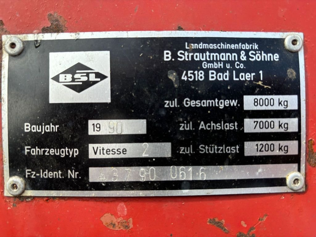 Ladewagen des Typs Strautmann Vitesse 2, Gebrauchtmaschine in Wierden (Bild 10)