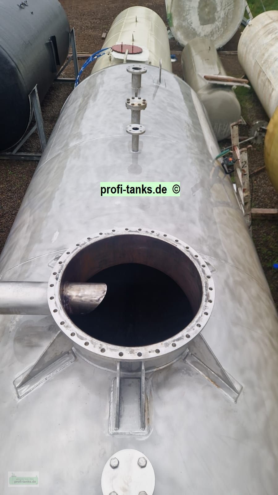 Lagertank του τύπου Sonstige V22 gebrauchter 30.000 Liter V4A Edelstahltank Wassertank Chemietank Zisterne Lagertank, Gebrauchtmaschine σε Hillesheim (Φωτογραφία 7)