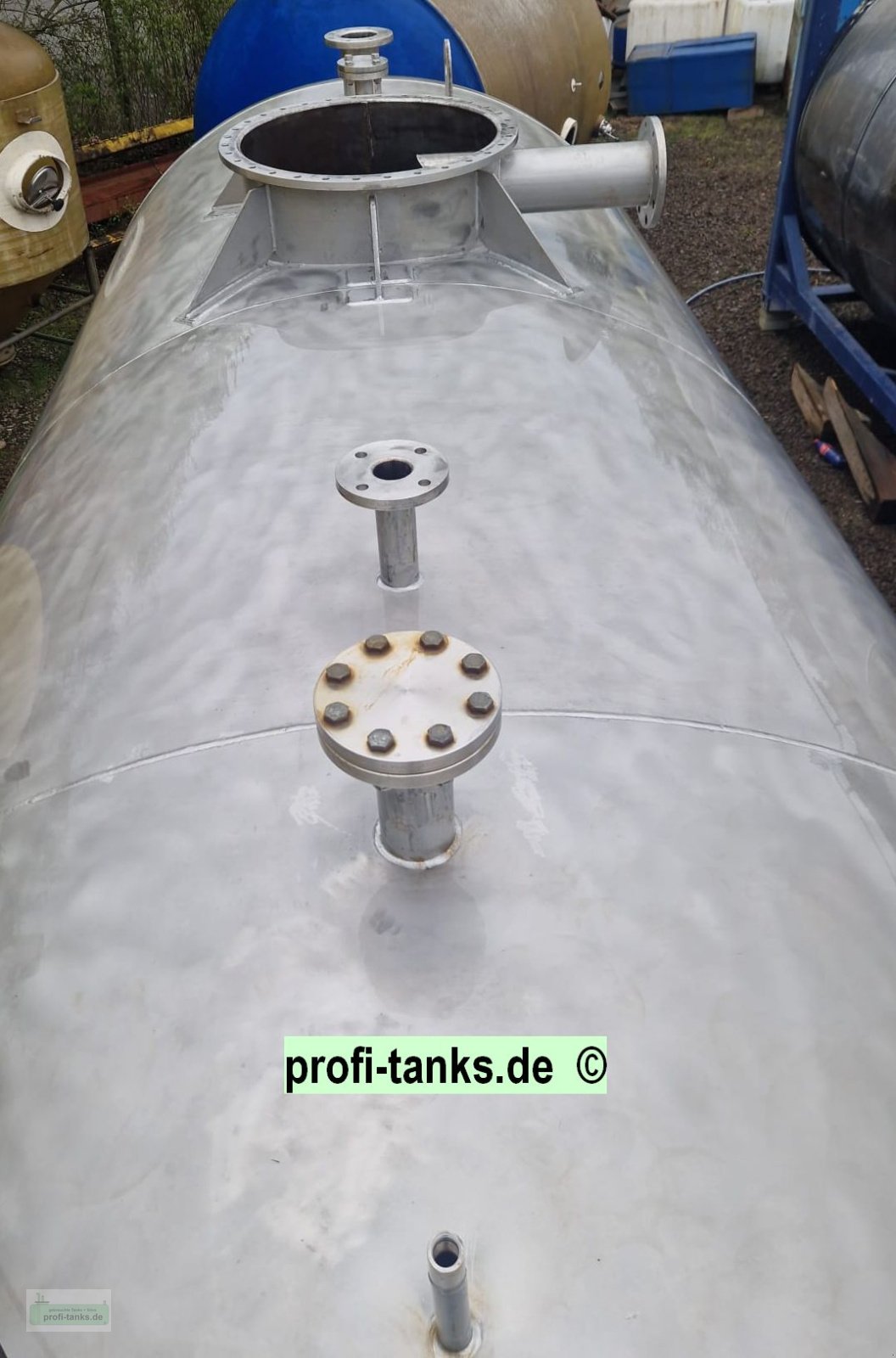 Lagertank des Typs Sonstige V22 gebrauchter 30.000 Liter V4A Edelstahltank Wassertank Chemietank Zisterne Lagertank, Gebrauchtmaschine in Hillesheim (Bild 10)