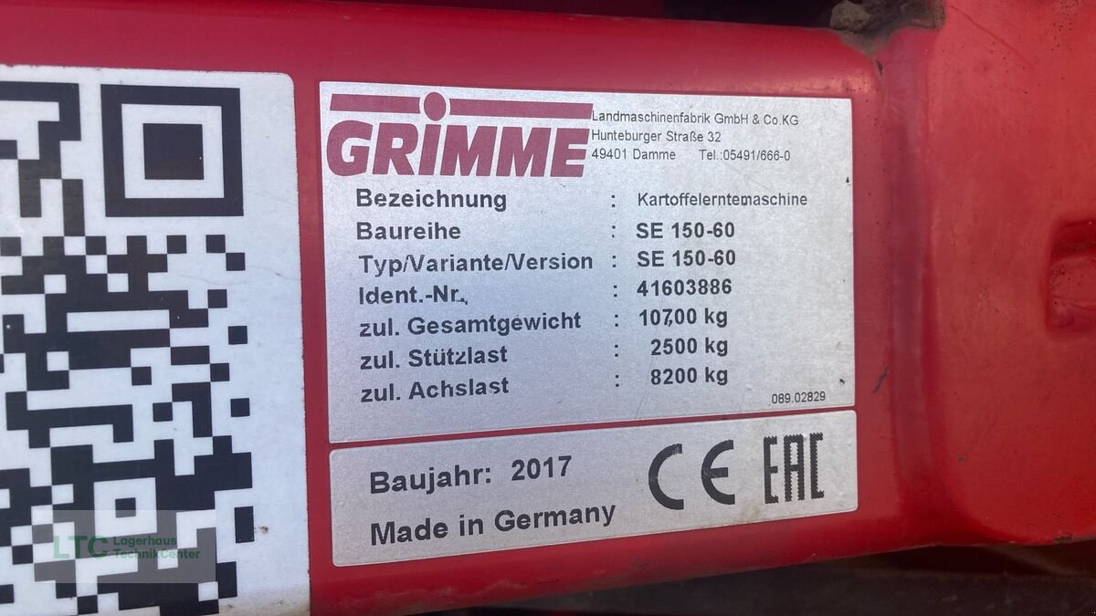 Lagertechnik του τύπου Grimme SE 150-60, Gebrauchtmaschine σε Eggendorf (Φωτογραφία 11)