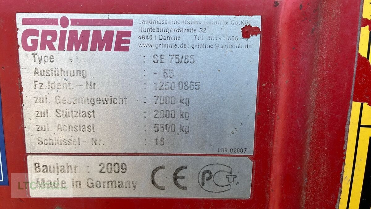 Lagertechnik typu Grimme SE 85-55, Gebrauchtmaschine v Korneuburg (Obrázek 13)