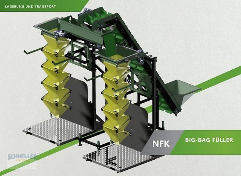 Lagertechnik tipa Schneller Povetec DOPPEL BIG BAG Füller, Neumaschine u Hainsfarth (Slika 1)