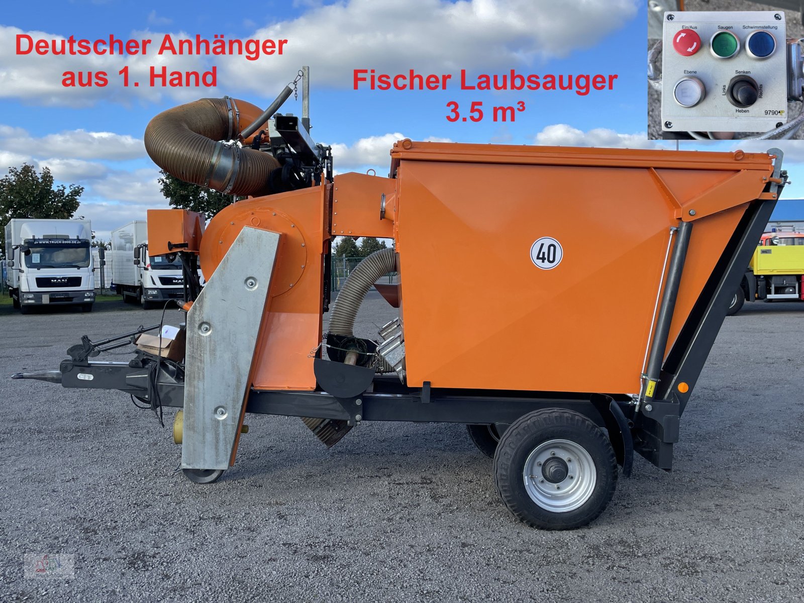 Laubsauggerät & Blasgerät типа Fischer F683 Laubsauger 3,5m3, Gebrauchtmaschine в Sottrum (Фотография 1)