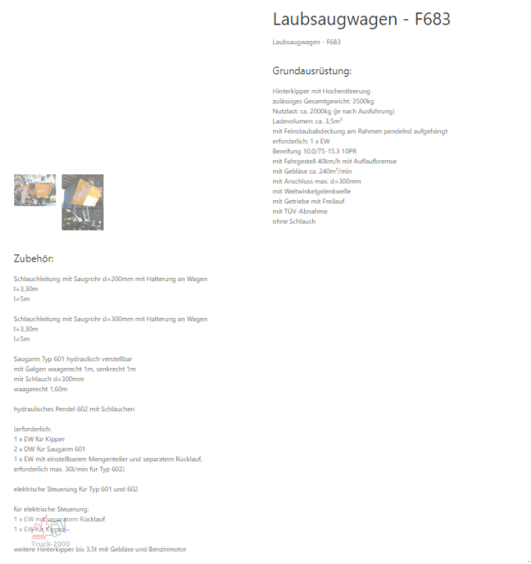 Laubsauggerät & Blasgerät typu Fischer F683 Laubsauger 3,5m3, Gebrauchtmaschine w Sottrum (Zdjęcie 13)