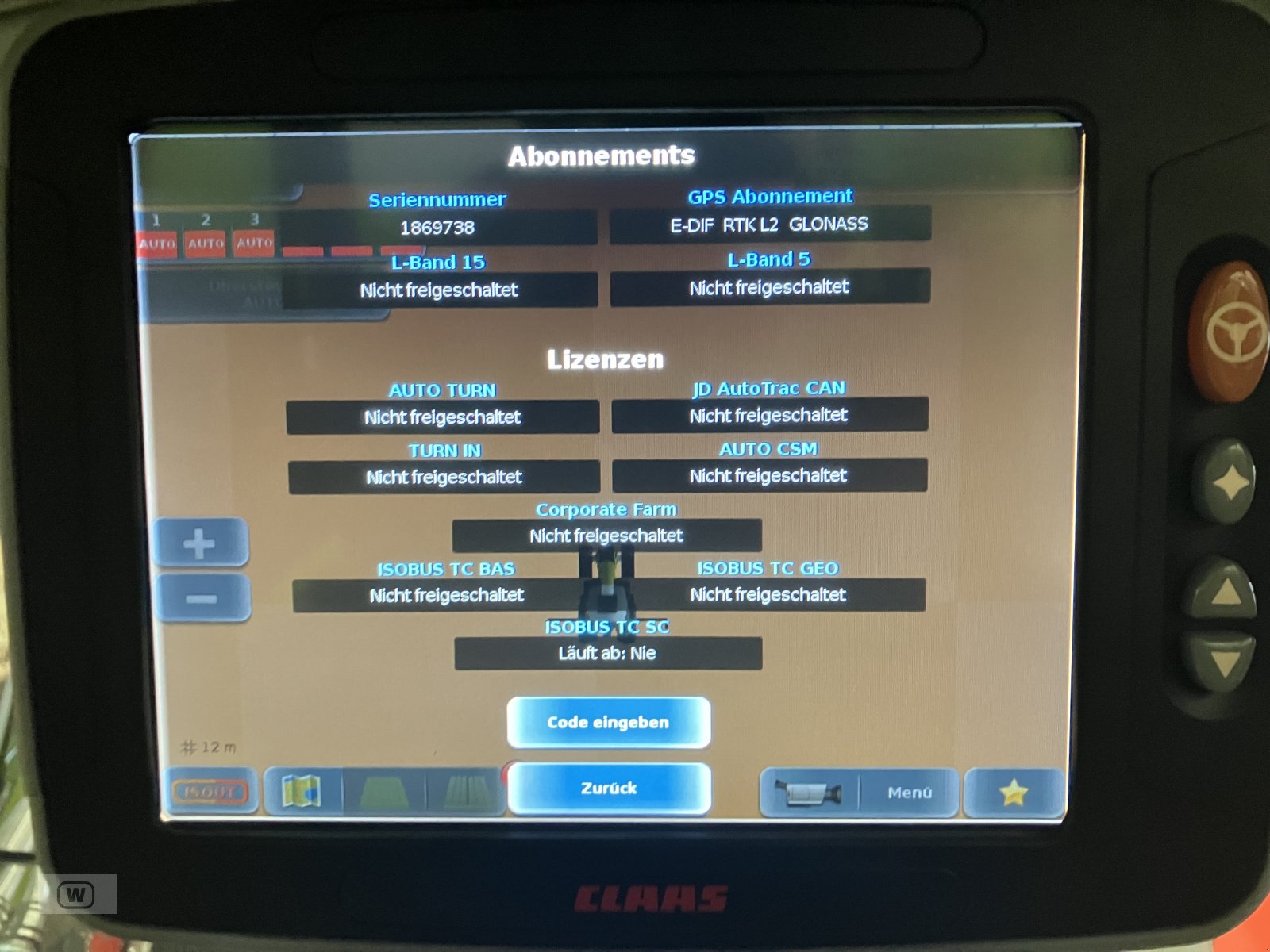 Lenksytem Türe ait CLAAS GPS PILOT S10 RTK NET, Neumaschine içinde Zell an der Pram (resim 2)