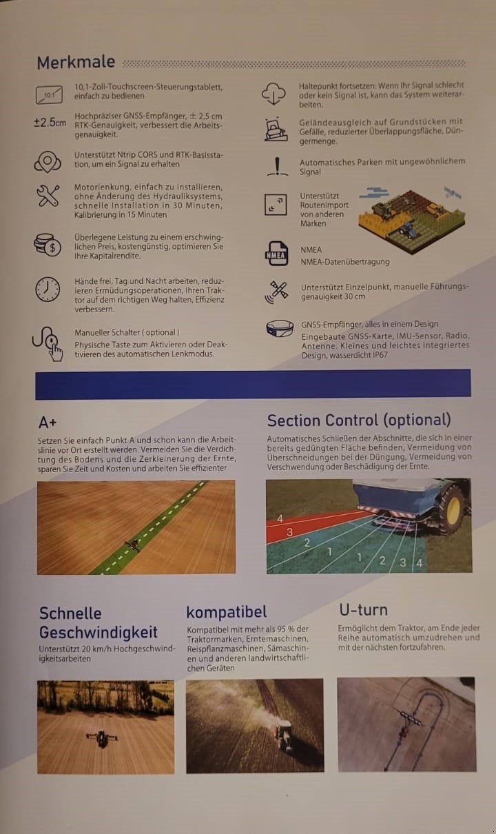 Lenksytem Türe ait SunNav Navigation AG 500, Neumaschine içinde Waldburg (resim 18)