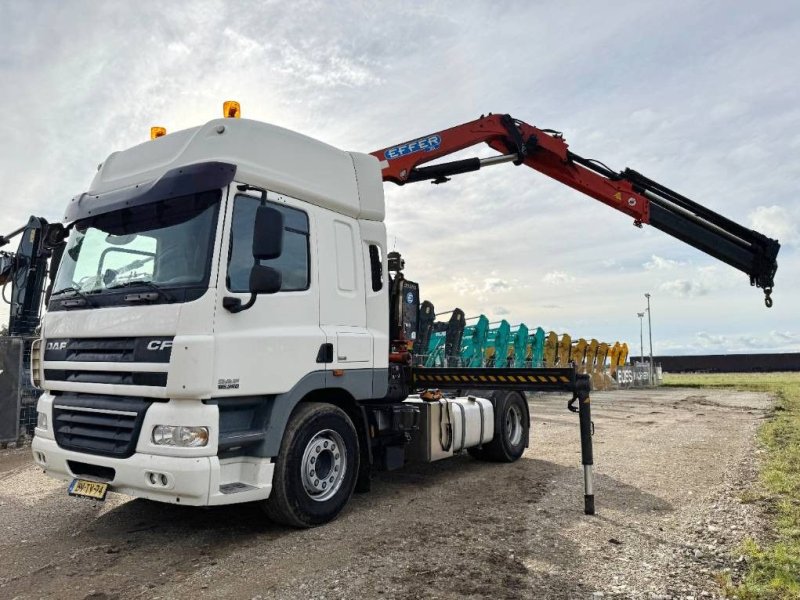 LKW Türe ait DAF 85.360 + Effer 165-11-48 - Automatic / kran Crane, Gebrauchtmaschine içinde Veldhoven (resim 1)