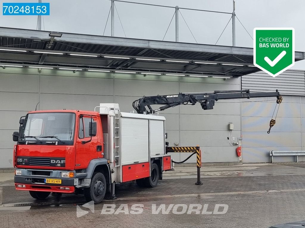 LKW typu DAF AE55CE 4X2 Low mileage! Atlas AK100 Crane Kran Winch Automatic, Gebrauchtmaschine v Veghel (Obrázek 1)