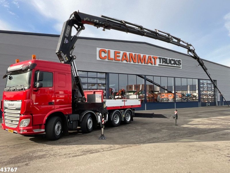 LKW del tipo DAF FAD XF 480 8x4 Euro 6 Fassi 99 Tonmeter laadkraan + Fly-Jib, Gebrauchtmaschine en ANDELST (Imagen 1)