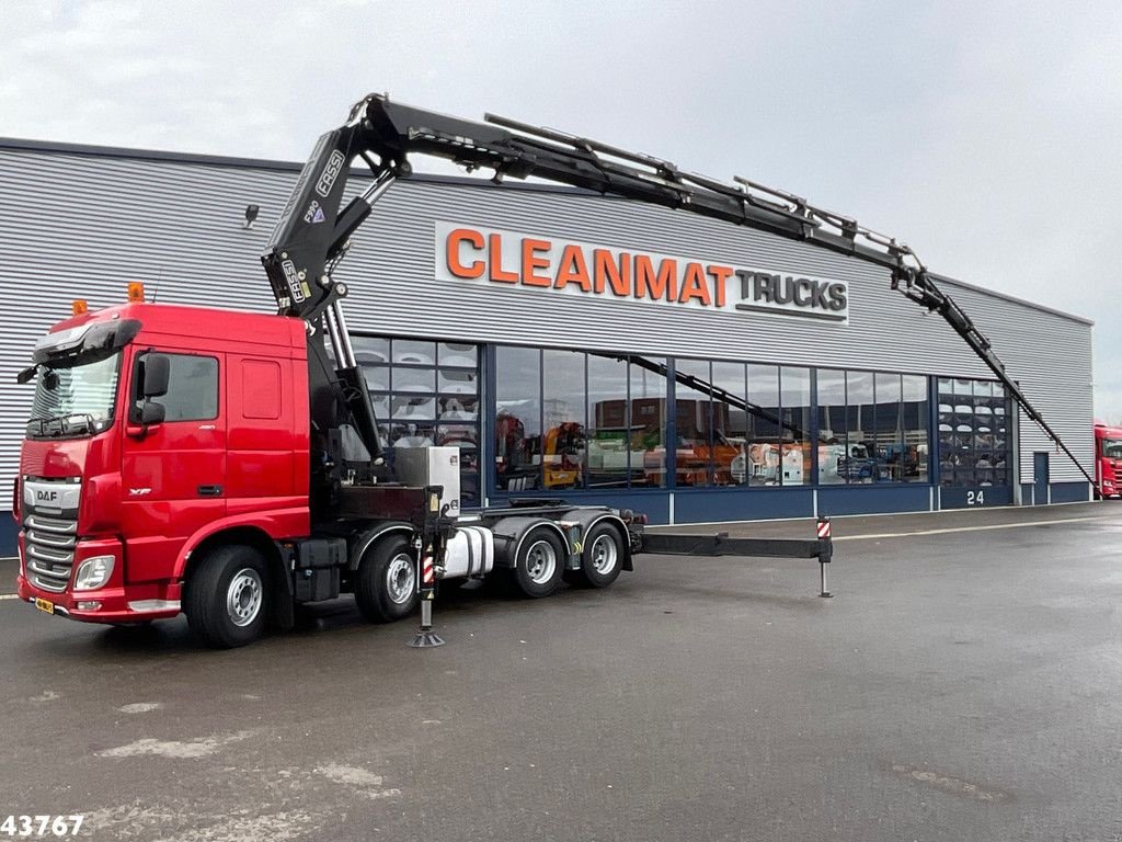 LKW du type DAF FAD XF 480 8x4 Euro 6 Fassi 99 Tonmeter laadkraan + Fly-Jib, Gebrauchtmaschine en ANDELST (Photo 11)