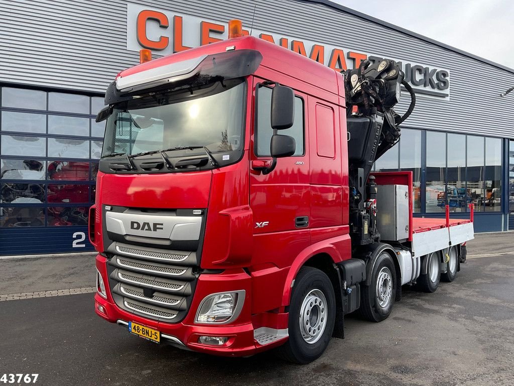 LKW от тип DAF FAD XF 480 8x4 Euro 6 Fassi 99 Tonmeter laadkraan + Fly-Jib, Gebrauchtmaschine в ANDELST (Снимка 2)