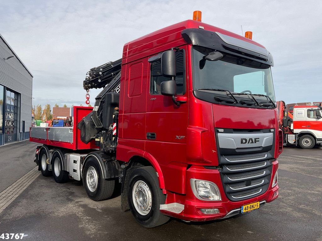 LKW van het type DAF FAD XF 480 8x4 Euro 6 Fassi 99 Tonmeter laadkraan + Fly-Jib, Gebrauchtmaschine in ANDELST (Foto 9)