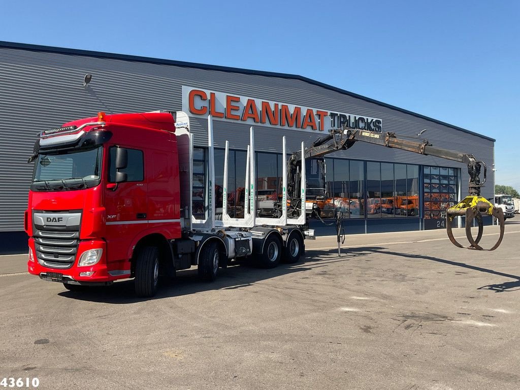 LKW tip DAF FAD XF 530 8x4 Holzkran, Gebrauchtmaschine in ANDELST (Poză 1)