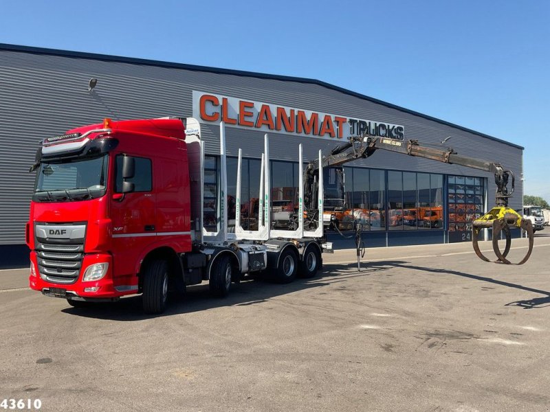 LKW del tipo DAF FAD XF 530 8x4 Holzkran, Gebrauchtmaschine In ANDELST (Immagine 1)