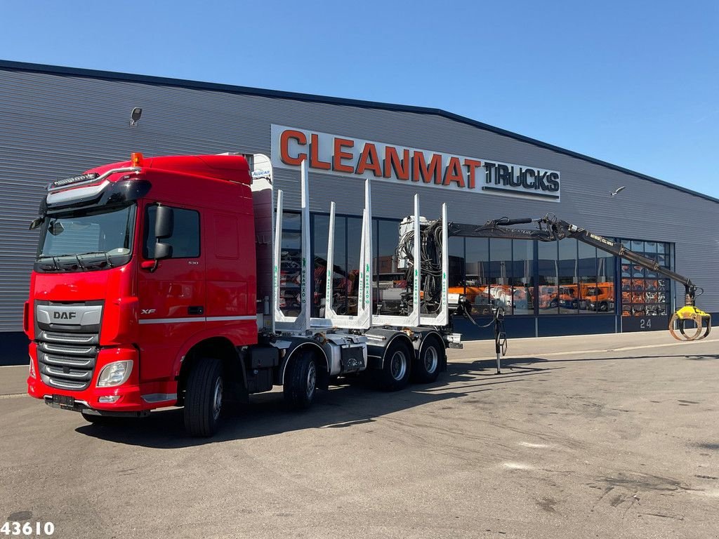 LKW Türe ait DAF FAD XF 530 8x4 Holzkran, Gebrauchtmaschine içinde ANDELST (resim 2)